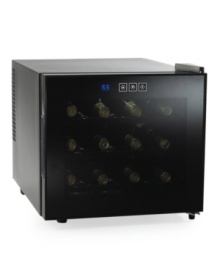 Come home to the countertop convenience of expertly cooled wine. Protecting the crisp tastes of your favorite whites and reds, this virtually silent refrigerator offers an adjustable temperature range and holds 12 bottles. The interior LED lighting, digital touchscreen and reflective smoked glass door lend designer touches to your at-home bar. 1-year limited warranty. Model 2720312. Come home to the countertop convenience of expertly cooled wine. Protecting the crisp tastes of your favorite whites and reds, this virtually silent refrigerator offers an adjustable temperature range and holds 12 bottles. The interior LED lighting, digital touchscreen and reflective smoked glass door lend designer touches to your at-home bar. 1-year limited warranty. Model 2720312.