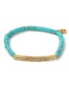 Work Southwestern flair into your accessory collection with MICHAEL Michael Kors' turquoise bracelet. Wear the the Santa Fe-inspired style day and night--it loves denim and LBDs.