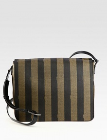 EXCLUSIVELY AT SAKS. Elegantly striped messenger bag with magnetic button closure and interior pockets and compartments to secure all of your business essentials.Flap, magnetic closureAdjustable shoulder strapInterior zip, slip pocketsLeather14W x 11H x 4DMade in Italy EXCLUSIVELY AT SAKS. Elegantly striped messenger bag with magnetic button closure and interior pockets and compartments to secure all of your business essentials.Flap, magnetic closureAdjustable shoulder strapInterior zip, slip pocketsLeather14W x 11H x 4DMade in Italy