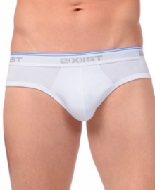 Your best bet under low-rise jeans: Low-rise No Show briefs with contour pouch from 2(x)ist, available in a two-pack. Your best bet under low-rise jeans: Low-rise No Show briefs with contour pouch from 2(x)ist, available in a two-pack.