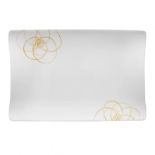 Add a contemporary flair to any table with pieces from Villeroy & Boch Bloom Sun dinnerware collection. Interesting organic shapes designed to compliment the Flow collection. Bloom Sun features a stylized floral motif set against a white background. Add a contemporary flair to any table with pieces from Villeroy & Boch Bloom Sun dinnerware collection. Interesting organic shapes designed to compliment the Flow collection. Bloom Sun features a stylized floral motif set against a white background.