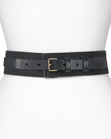 A modern option with waist-defining appeal, Tory Burch's woven metallic belt is a chic finish whether worn to update a dress or slim chunky knits. A modern option with waist-defining appeal, Tory Burch's woven metallic belt is a chic finish whether worn to update a dress or slim chunky knits.