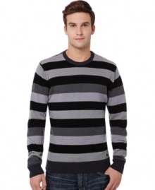 Earn your stripes in this season-perfect sweater from Buffalo David Bitton. (Clearance)