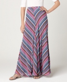 Inspired by a vintage striped print in an of-the-moment maxi length, this Buffalo Jeans skirt offers a stylish statement for every day! Try it with a basic tee for easy style. Inspired by a vintage striped print in an of-the-moment maxi length, this Buffalo Jeans skirt offers a stylish statement for every day! Try it with a basic tee for easy style.
