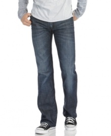 Washed and whiskered for the throwback look and feel of an old favorite, these straight leg Buffalo Jeans are ready to jump right into your out of office lineup. Washed and whiskered for the throwback look and feel of an old favorite, these straight leg Buffalo Jeans are ready to jump right into your out of office lineup.