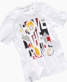 A colorful graphic gives this LRG a cool style. A colorful graphic gives this LRG a cool style.