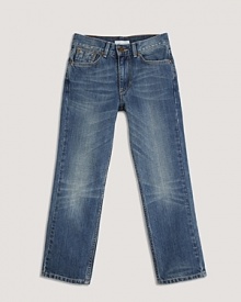 Five pocket jeans in a medium wash from Burberry. Five pocket jeans in a medium wash from Burberry.