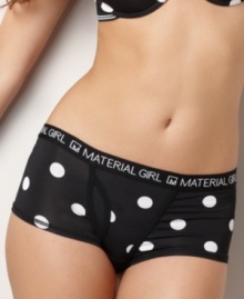 Steal a style from the boys with these ultra-cute boyshorts by Material Girl.