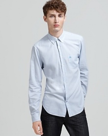 A classic shirt for the modern man, courtesy of the brand that's practiced in timeless wearability. From Burberry. A classic shirt for the modern man, courtesy of the brand that's practiced in timeless wearability. From Burberry.