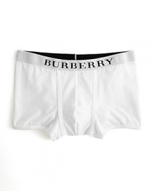 Underwear briefs with contrasting Burberry logo across elastic waistband. Underwear briefs with contrasting Burberry logo across elastic waistband.