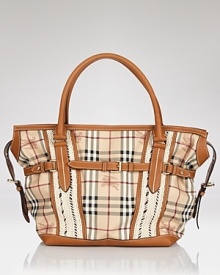 Burberry Tote - Haymarket Rope Medium Montgomery Burberry Tote - Haymarket Rope Medium Montgomery