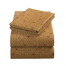 The national emblem of Tibet, Comfort combines with elegance to create modern luxury in Natori's Snow Lion. The colors of saffron and curry with olive accents textured cotton with suilk dupioni appliqué; embroidered and quiet geometric prints make this ensemble irresistible for today's living. The national emblem of Tibet, Comfort combines with elegance to create modern luxury in Natori's Snow Lion. The colors of saffron and curry with olive accents textured cotton with suilk dupioni appliqué; embroidered and quiet geometric prints make this ensemble irresistible for today's living.