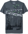 Fly style. Elevate your lax look with this graphic t-shirt from American Rag.