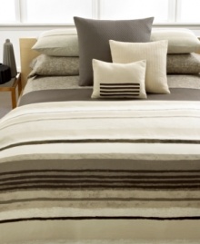 Shower your bed in plush texture with this European sham from Calvin Klein, boasting a sumptuous quilted pattern in a rich brown solid. Shower your bed in plush texture with this European sham from Calvin Klein, boasting a sumptuous quilted pattern in a rich brown solid.