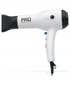 This ProBeauty Tools hair dryer features Tourmaline Ionic Ceramic Technology™ for beautiful shine, volume and healthier-looking hair. It's also 25 percent lighter than most hair dryers for easy use and includes a cold shot button that releases cool air to help set your style.