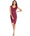 Go from the desk to dinner in Charter Club's versatile sheath dress.