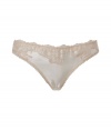 Luxurious brief in fine champagne silk satin - really comfortable thanks to the stretch - stylish higher cut with comfortable medium wide waistband - elegant embroidery - perfect, snug fit - stylish, sexy, seductive - goes with (almost) all outfits