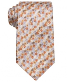 One to grow on. This floral-patterned tie from Countess Mara will be a bright spot in your dress wardrobe. One to grow on. This floral-patterned tie from Countess Mara will be a bright spot in your dress wardrobe.