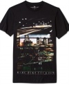 Let your sense of style shine brighter than the skyline in this slick Marc Ecko Cut & Sew tee.