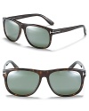 Thin wayfarer sunglasses with gradient lenses, a casually cool style from Tom Ford.