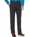 Go grey. These sophisticated suit pants from Alfani Red bridge the gap between blue and black.