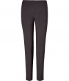 Easy to style and ultra chic, these skinny pants from Jil Sander Navy will update your office-ready staples - Flat front, concealed side zip closure, straight leg - Pair with an oversized blouse, a boyfriend blazer, and pumps