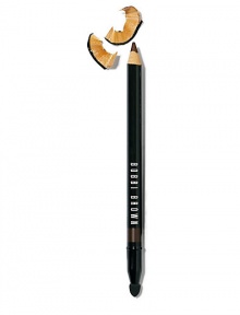 Line and go with Bobbi's new and improved Creamy Eye Pencil. This modern formula applies smoothly and evenly, and provides intense color. Pencil features a built-in smudger on the opposite end to soften liner for a subtle, smoky effect. Each pencil comes with a complimentary sharpener. Line and go with Bobbi's new and improved Creamy Eye Pencil. This modern formula applies smoothly and evenly, and provides intense color. Pencil features a built-in smudger on the opposite end to soften liner for a subtle, smoky effect. Each pencil comes with a complimentary sharpener.