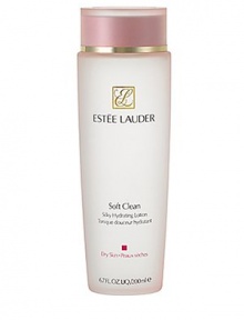 A pampering new sensation for dry skin: Soft Clean Silky Hydrating Lotion. Gentle, soothing toning lotion cushions your skin, leaving it feeling soft, supple, hydrated. Primes skin for maximum results from the skincare that follows. 13.5 oz. A pampering new sensation for dry skin: Soft Clean Silky Hydrating Lotion. Gentle, soothing toning lotion cushions your skin, leaving it feeling soft, supple, hydrated. Primes skin for maximum results from the skincare that follows. 13.5 oz.