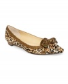 Enrich your ensemble with the exotic charm of Ivanka Trump's Angelina pointed flats.