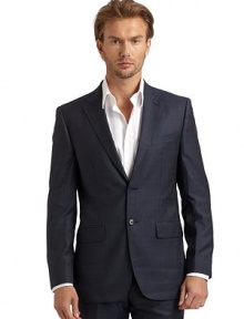 JACKETTailored from world-renowned Ermenegildo Zegna wool/silk. JACKETTailored from world-renowned Ermenegildo Zegna wool/silk.