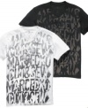 Add some style to your short-sleeved look with these graphic tees from Marc Ecko Cut & Sew.