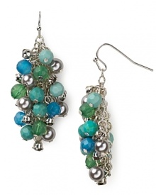 Get made in the shade with these multi colored drop earrings from Carolee. This beaded pair looks flawless with a favorite frock but also gives a tonal twist to your favorite blue jeans. Get made in the shade with these multi colored drop earrings from Carolee. This beaded pair looks flawless with a favorite frock but also gives a tonal twist to your favorite blue jeans.
