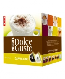 A flavorful, creamy coffee work of art, this cappuccino combines rich, dark espresso with frothy, slightly sweetened steamed milk – perfectly poured. A flavorful, creamy coffee work of art, this cappuccino combines rich, dark espresso with frothy, slightly sweetened steamed milk – perfectly poured.