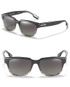 BOSS Hugo Boss updates the classic wayfarer style with gradient frames for urban edge.