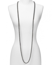 Exude an effortless style with Carolee's faceted beaded rope necklace. Whether worn long or coiled, this simple strand gives day-to-day staples a hit of fuss-free sparkle.