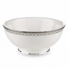 An exquisite pattern of pearl-like beads and platinum rings creates an heirloom quality 5-piece place setting to be treasured and enjoyed for many generations. An exquisite pattern of pearl-like beads and platinum rings creates an heirloom quality 5-piece place setting to be treasured and enjoyed for many generations.