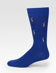Casual dress socks with a playful touch, knitted in a lightweight cotton blend.Mid-calf height87% cotton/11% nylon/1% rubber/1% spandexMachine washImported Casual dress socks with a playful touch, knitted in a lightweight cotton blend.Mid-calf height87% cotton/11% nylon/1% rubber/1% spandexMachine washImported