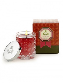 Agraria's Crystal Cane Candles are presented in an exquisite package that makes a grand impression. These beautifully luminous, fragrant, and clean burning candles are a special blend of vegetable-based premium soft waxes. A warm woody floral that blends the sultry depth of Cedarwood with the uniquely fragrant Damask Rose. Surrounding the rose are hints of Violets and Lily of the Valley. Burn time is approximately 20-25 hours. 3.4 oz. Agraria's Crystal Cane Candles are presented in an exquisite package that makes a grand impression. These beautifully luminous, fragrant, and clean burning candles are a special blend of vegetable-based premium soft waxes. A warm woody floral that blends the sultry depth of Cedarwood with the uniquely fragrant Damask Rose. Surrounding the rose are hints of Violets and Lily of the Valley. Burn time is approximately 20-25 hours. 3.4 oz.