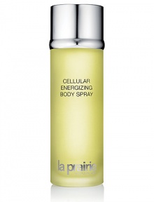 Luxuriate, energize and nourish your skin with Cellular Energizing Body Spray. This unique treatment with aromatherapeutic fragrance oils of Ruby Red Grapefruit, Cardamom and Verbena offers an uplifting, energizing experience to the body and the senses as well as an invisible veil of light moisturization. Luxuriate, energize and nourish your skin with Cellular Energizing Body Spray. This unique treatment with aromatherapeutic fragrance oils of Ruby Red Grapefruit, Cardamom and Verbena offers an uplifting, energizing experience to the body and the senses as well as an invisible veil of light moisturization.