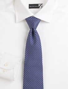 A signature statement in beautifully crafted Italian silk with a gancini print.SilkDry cleanMade in Italy A signature statement in beautifully crafted Italian silk with a gancini print.SilkDry cleanMade in Italy