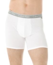 Calvin Klein fuses comfort and style with these stretch cotton boxer briefs, designed in a sporty, modern fit that goes where you go. Calvin Klein fuses comfort and style with these stretch cotton boxer briefs, designed in a sporty, modern fit that goes where you go.