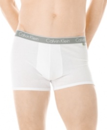 For all-day comfort that's got you covered, look no further than these stretch cotton logo trunks from Calvin Klein, your go-to for fit and style. For all-day comfort that's got you covered, look no further than these stretch cotton logo trunks from Calvin Klein, your go-to for fit and style.