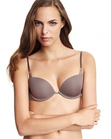 A seamless underwire demi bra for a smooth barely there look.