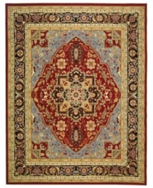 Safavieh's Lyndhurst collection offers the beauty and painstaking detail of traditional Persian and European styles with the ease of polypropylene. With a symphony of florals, vines and latticework detailing, these beautiful rugs bring warmth and life to any room. Polypropylene resists stains, keeping rugs pristine for years to come. Royal red, navy and slate grey tones heighten the drama of this striking rug. A diamond pattern at the center and ornate detailing throughout the rug create a picture of elegance. (Clearance) Safavieh's Lyndhurst collection offers the beauty and painstaking detail of traditional Persian and European styles with the ease of polypropylene. With a symphony of florals, vines and latticework detailing, these beautiful rugs bring warmth and life to any room. Polypropylene resists stains, keeping rugs pristine for years to come. Royal red, navy and slate grey tones heighten the drama of this striking rug. A diamond pattern at the center and ornate detailing throughout the rug create a picture of elegance. (Clearance)