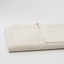 Finished with single needle stitching, this coverlet is designed to pair back with Charisma fashion bedding, as well as Charisma's Lexington Swiss Dot collection. Finished with single needle stitching, this coverlet is designed to pair back with Charisma fashion bedding, as well as Charisma's Lexington Swiss Dot collection.