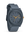 This bold matte grey watch from Nixon has a sporty streak. It features a custom molded band, advanced quartz movement, and a mineral crystal case for a cool combination of style and substance.