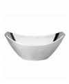 Cascading metal with a bright, mirror-like sheen makes this Classic Fjord bowl from Dansk's collection of serveware and serving dishes a stylish companion to modern dinnerware and decor. Fill with pasta, leafy green salads or whole fruit for a simply flawless presentation. With integrated handles.