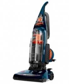 Cut down on the time you spend cleaning with the smartest cleaner around, a bagless vacuum with a carpet sensor that alerts you when dust, grime and dirt are history. Stocked with a HEPA filter and a powerful motor, this vacuum captures over 99.9% of pollens and ragweeds. 3-year limited warranty. Model 58F8. Cut down on the time you spend cleaning with the smartest cleaner around, a bagless vacuum with a carpet sensor that alerts you when dust, grime and dirt are history. Stocked with a HEPA filter and a powerful motor, this vacuum captures over 99.9% of pollens and ragweeds. 3-year limited warranty. Model 58F8.