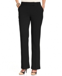 Create a lean silhouette in Charter Club's petite straight-leg trousers. They pair well with anything from blazers to sweaters! Create a lean silhouette in Charter Club's petite straight-leg trousers. They pair well with anything from blazers to sweaters!