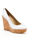 Stuart Weitzman Wedges - Corkswoon Patent